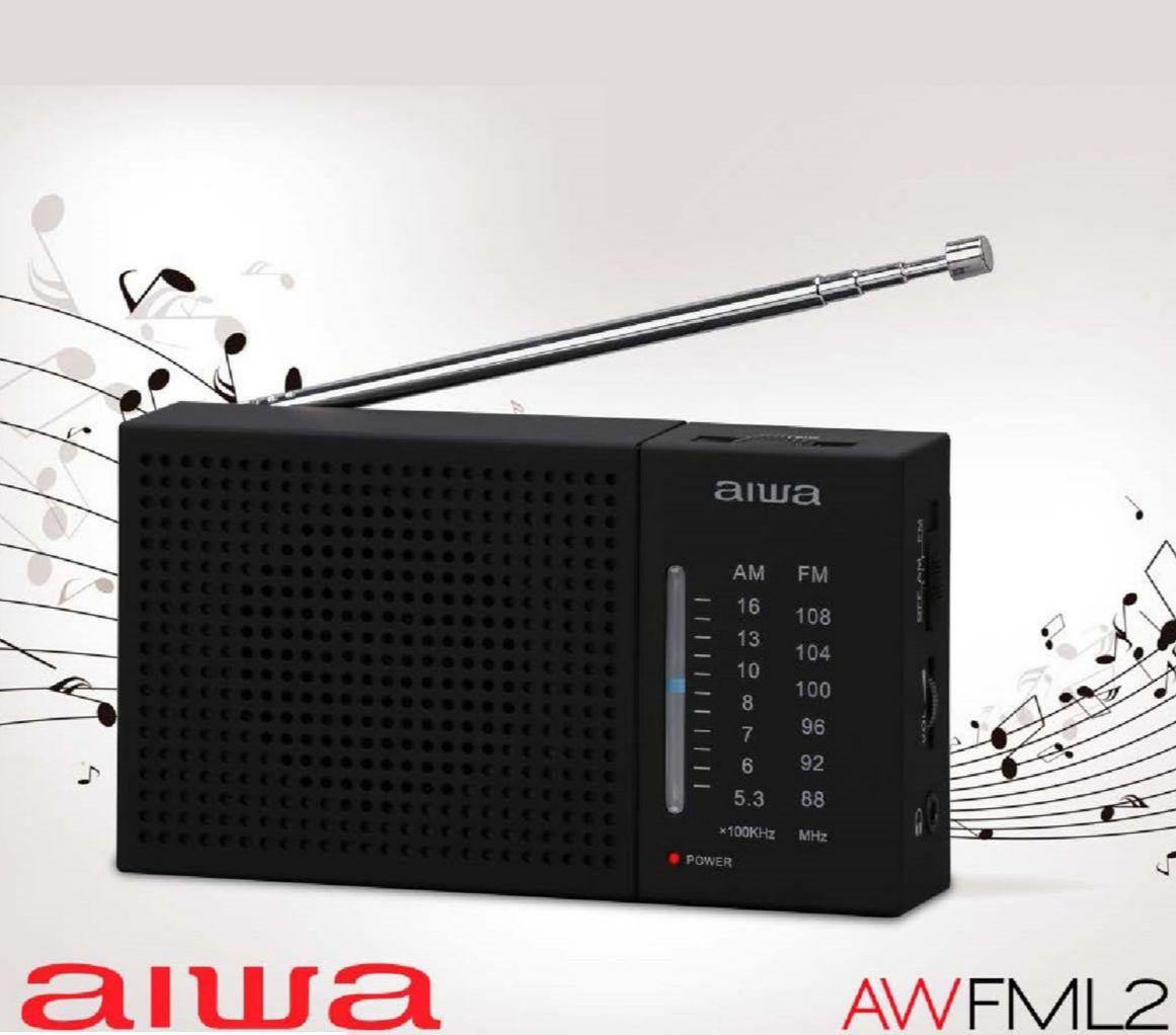 Radio AIWA Analogo AM / FM Original